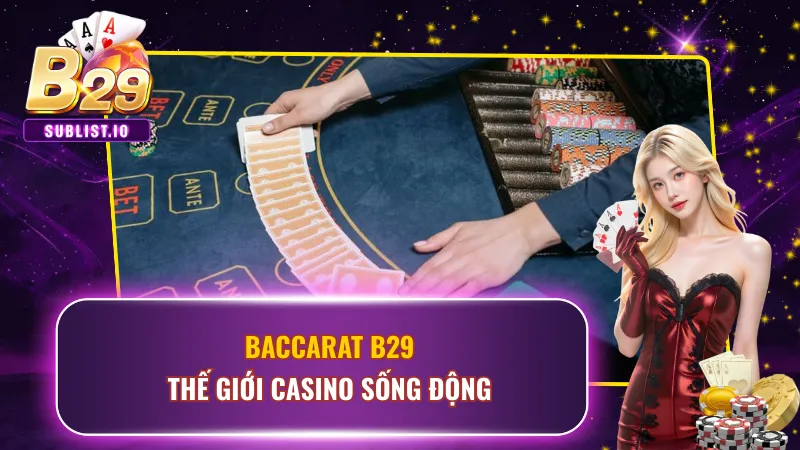 Baccarat B29 – Thế Giới Casino Sống Động Ngay Trong Tầm Mắt 1 Baccarat