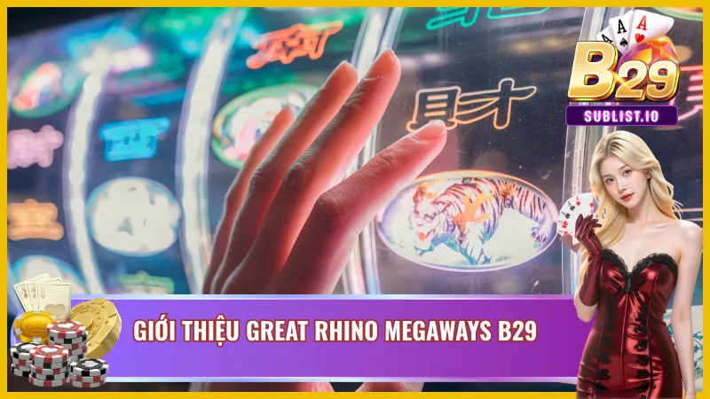 Great Rhino Megaways B29 - Vòng Quay Ăn Tiền Đỉnh Cao 2 Thông tin cần biết về game Great Rhino Megaways